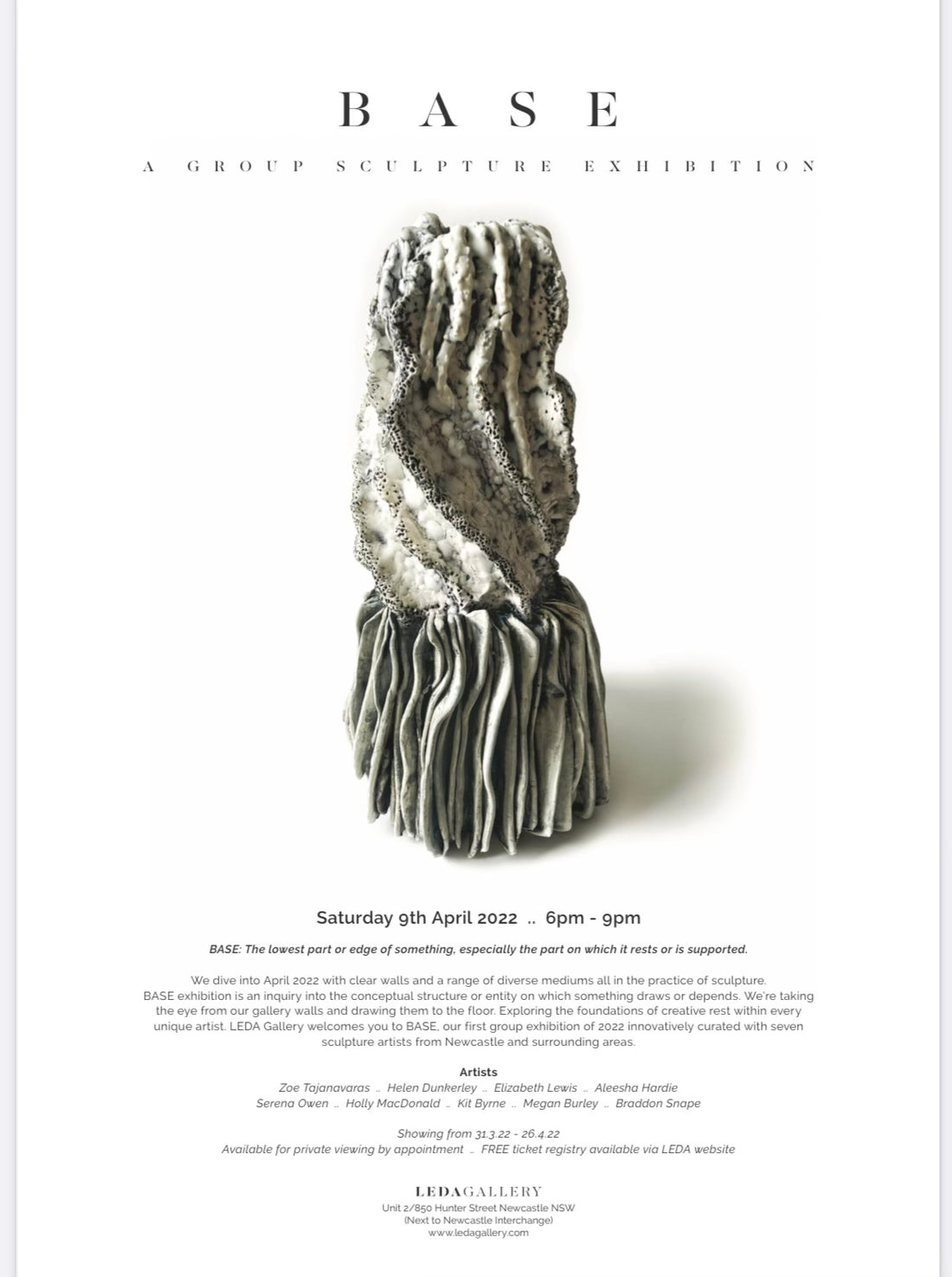 BASE | A Group Sculpture Exhibition