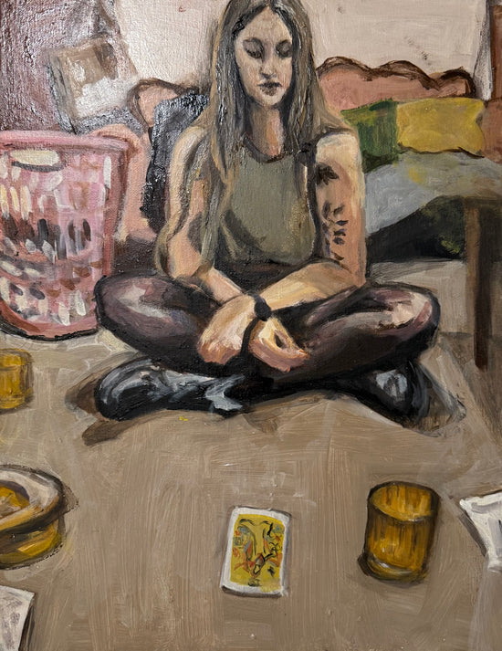 9 pentacles, reversed