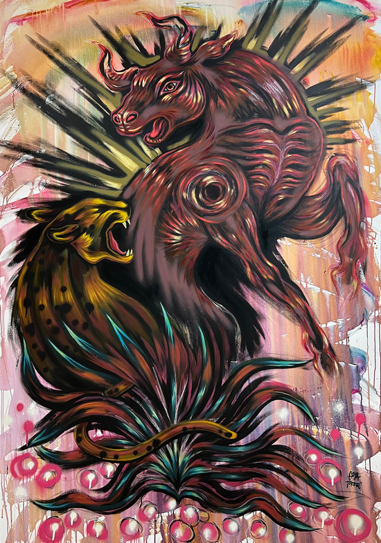 BULL AND JAGUAR DANCE