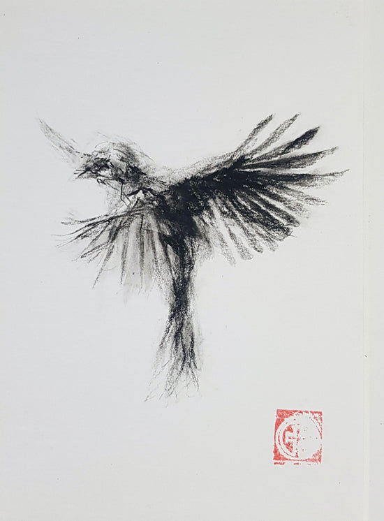 SPARROWS IN FLIGHT (2)