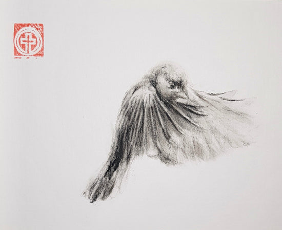 SPARROWS IN FLIGHT (4)