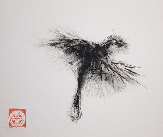 SPARROWS IN FLIGHT (5)