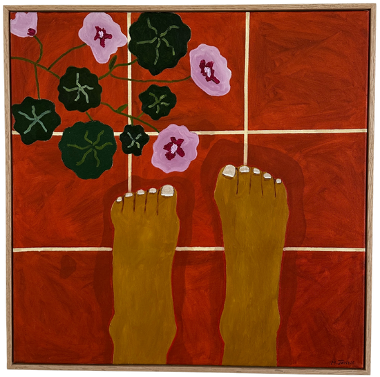 WET FEET  ON HOT TERRACOTTA